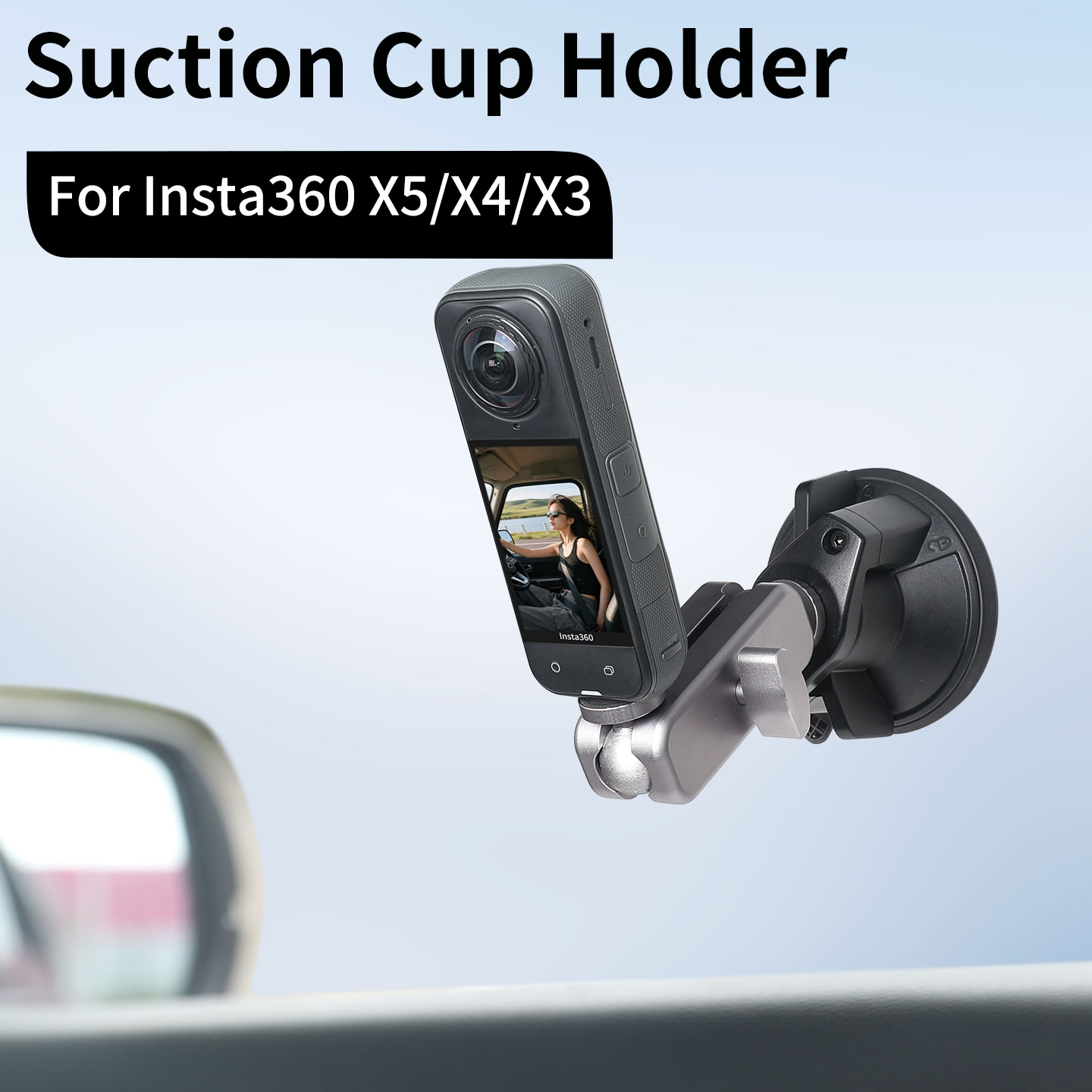 Insta360 Camera X3 - Action Camera Suction Cup for Insta