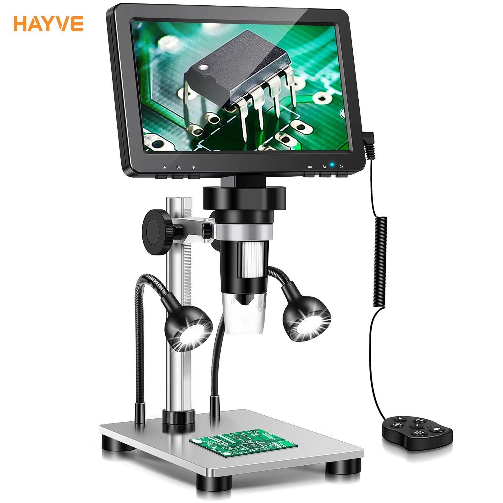Electronics Repair Microscope - Hayve Digital Microscope 1200X Soldering Microscope