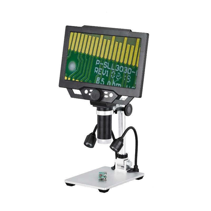 Electronics Repair Microscope - Portable LCD Digital Microscope 50‑1600X 12MP