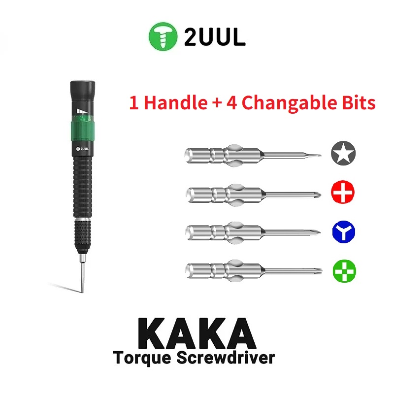 Pentalobe Screwdriver Set - 2UUL KAKA Adjustable Torque Screwdriver Replaceable