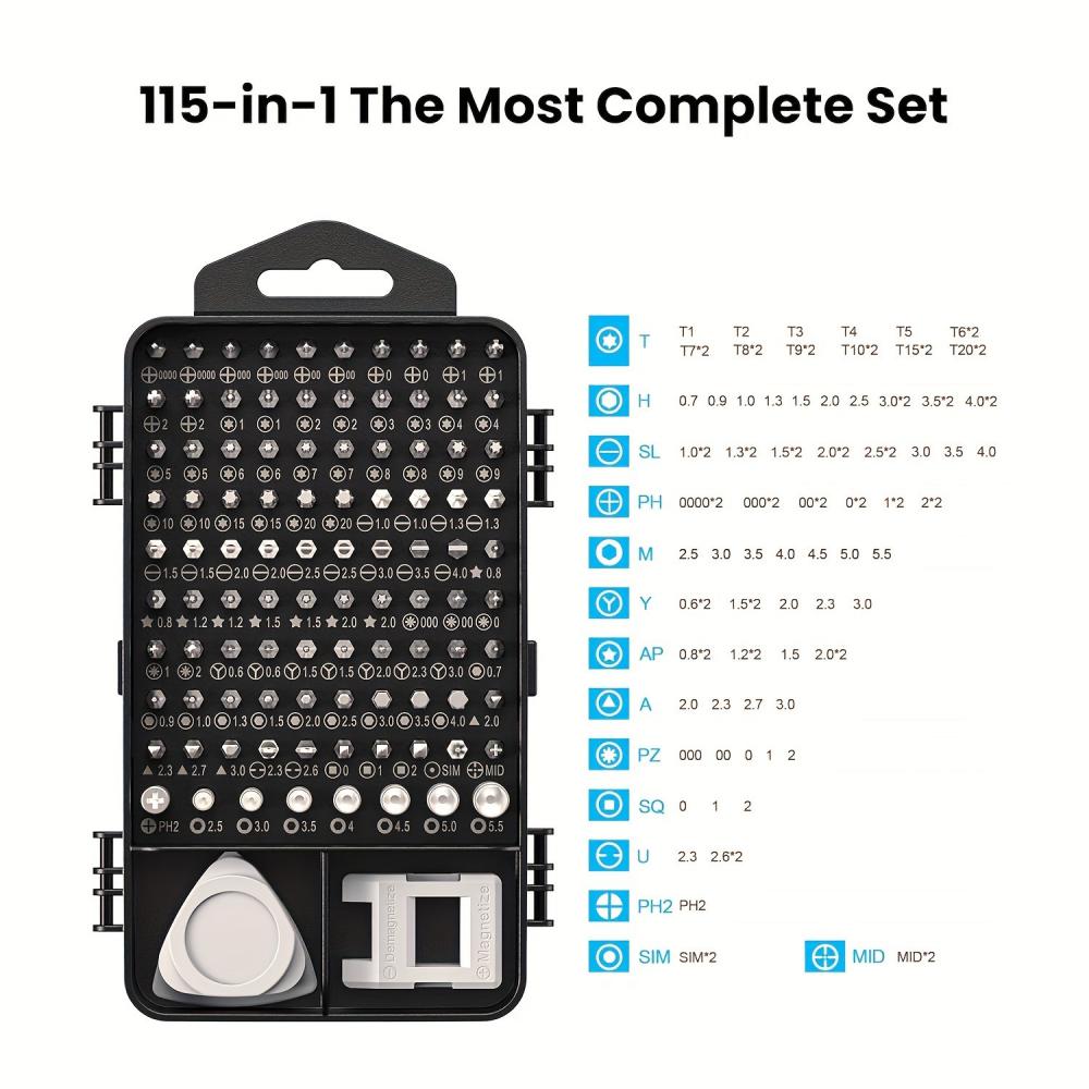 115-in-1 Precision Screwdriver - Electronic Repair Tutorial ulasan dan harga