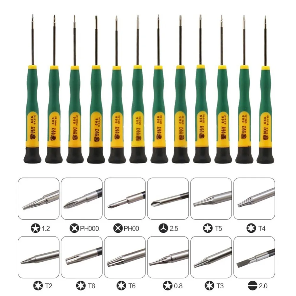 12Pcs/Set Screwdriver P2 P5 0. - Pentalobe Screwdriver Set ulasan dan harga