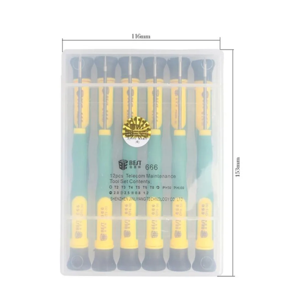 12Pcs/Set Screwdriver P2 P5 0. - Pentalobe Screwdriver Set ulasan dan harga