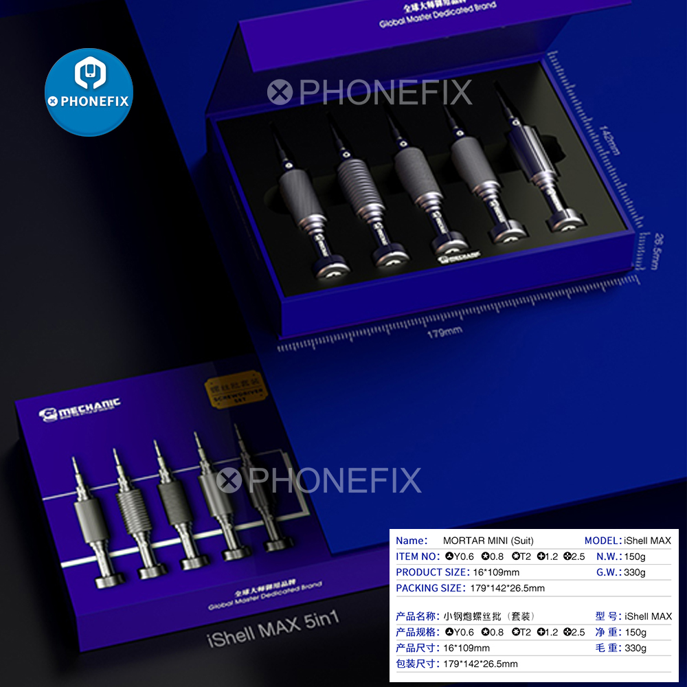 Mechanic IShell Precision Scre - Pentalobe Screwdriver Set ulasan dan harga
