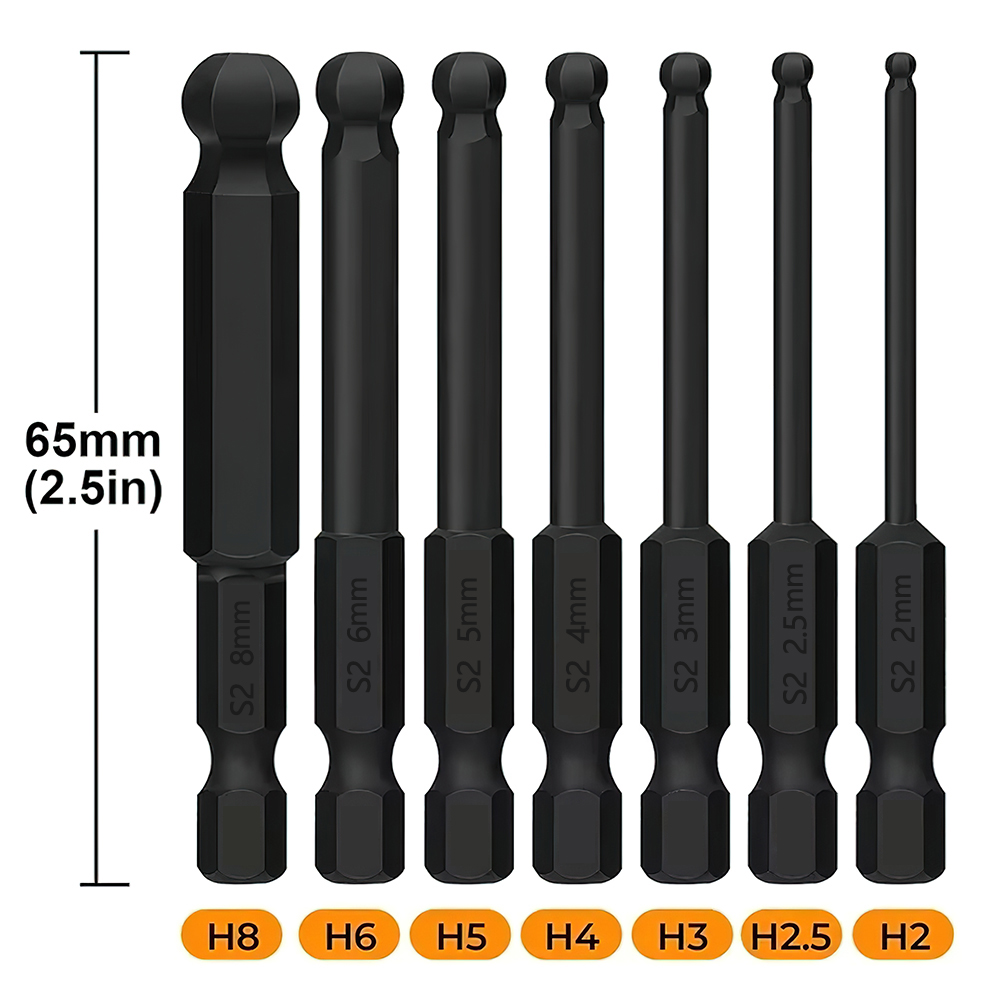 7Pcs Ball End Screwdriver Bit  - Pentalobe Screwdriver Set ulasan dan harga