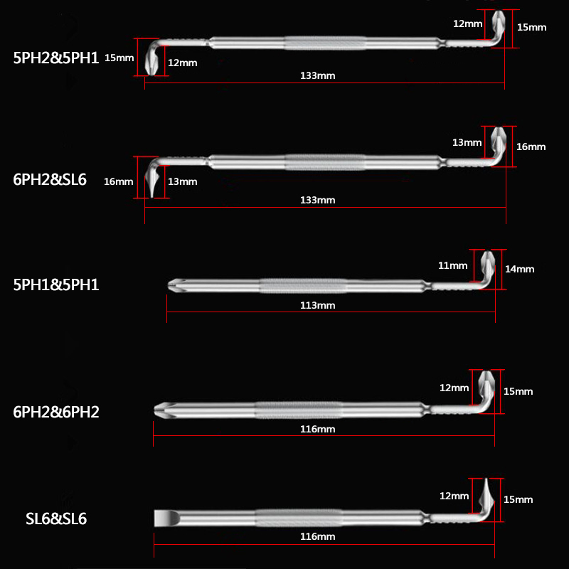 BROPPE Z-Type Screwdriver L-Sh - Pentalobe Screwdriver Set ulasan dan harga
