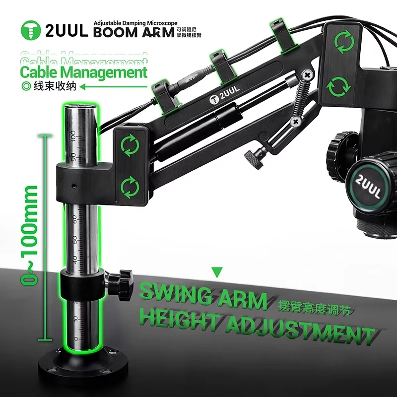 2UUL MS71 Adjustable Damping M - Electronics Repair Microscope ulasan dan harga