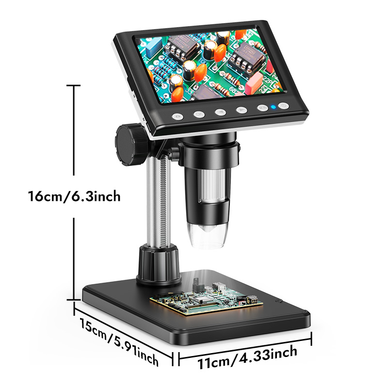 Hayve 4.3'' Digital Microscope - Electronics Repair Microscope ulasan dan harga