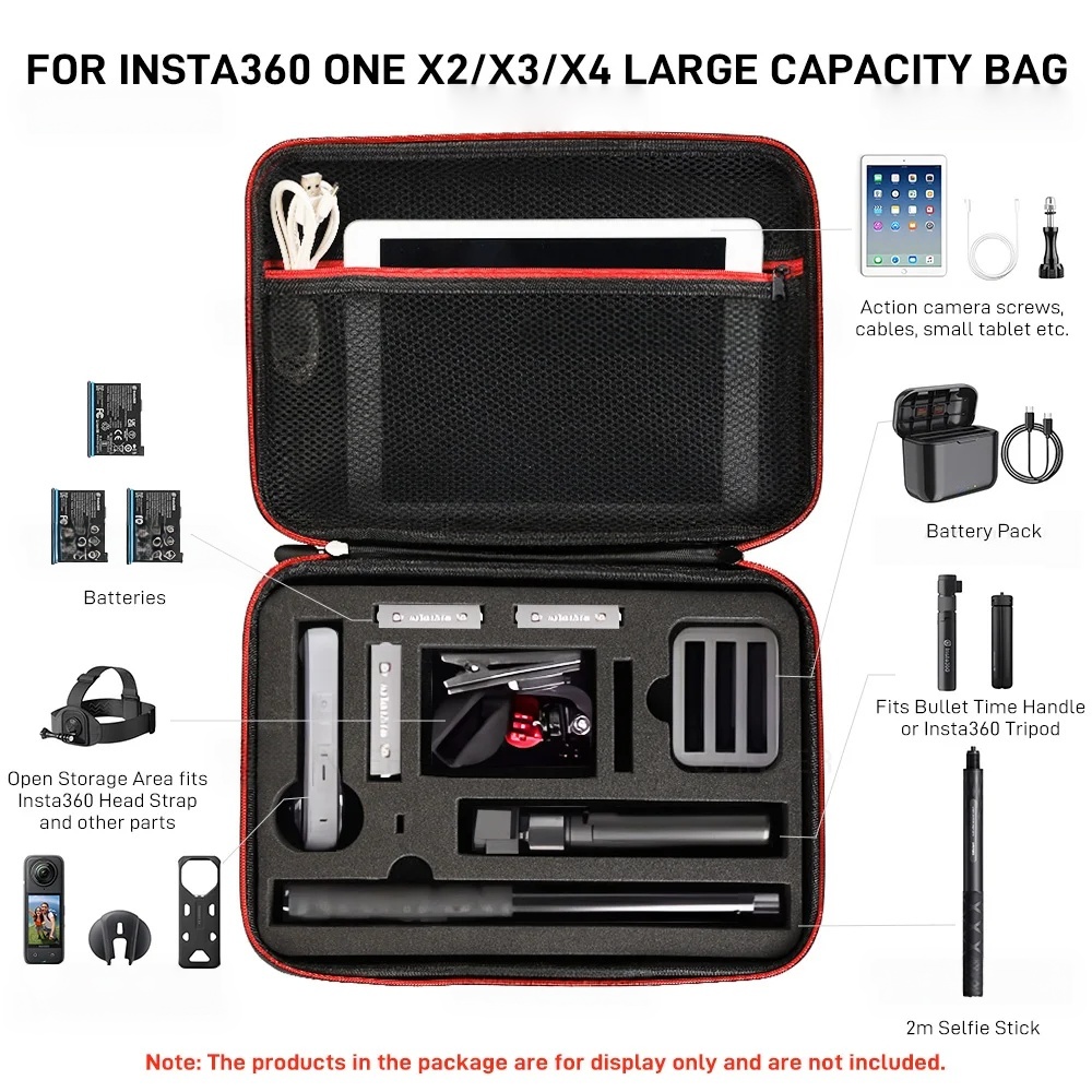 Box for Insta360 X5 X4 X3 X2 P - Insta360 Camera X3 ulasan dan harga