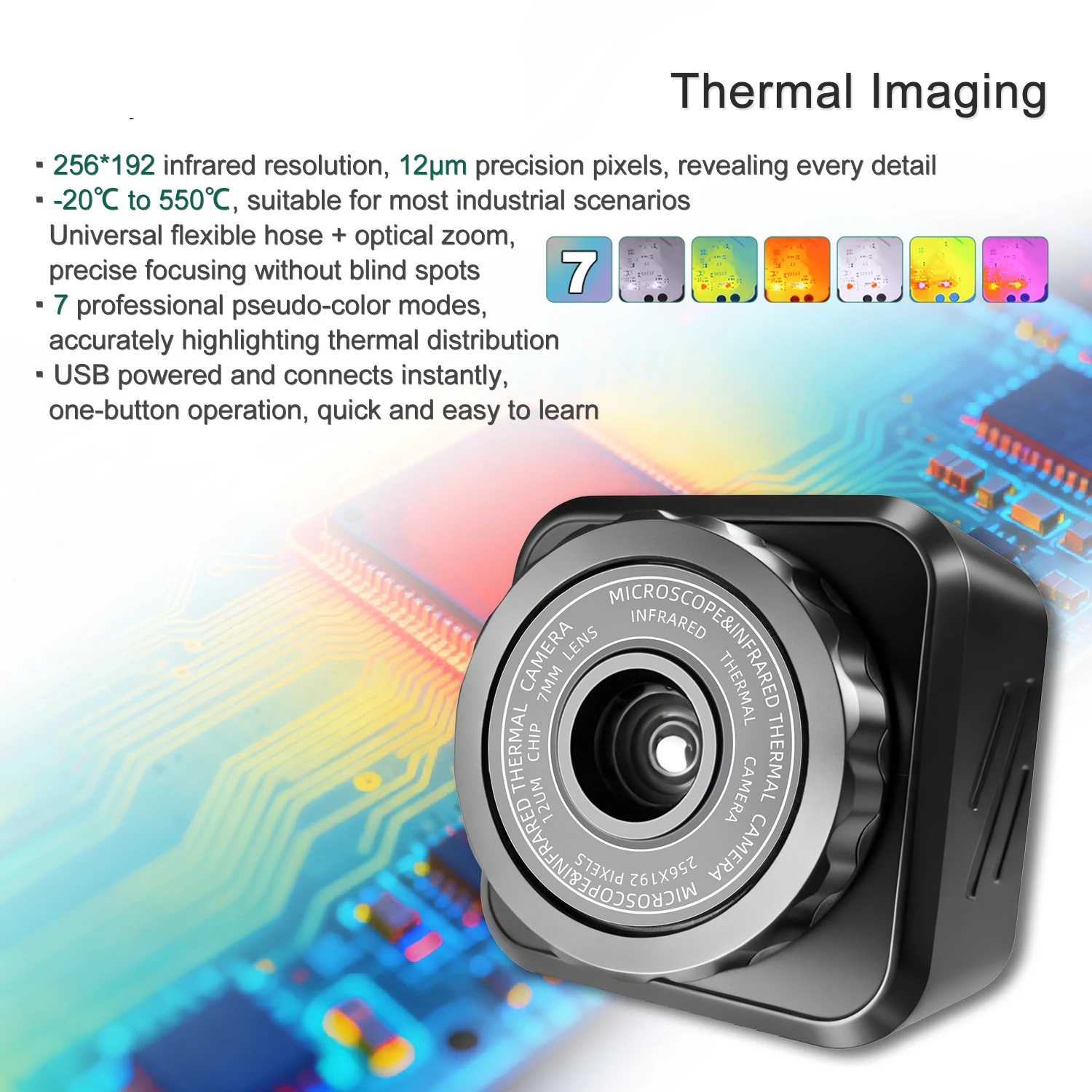 YIZHAN Thermal Imager 256*192  - Electronics Repair Microscope ulasan dan harga