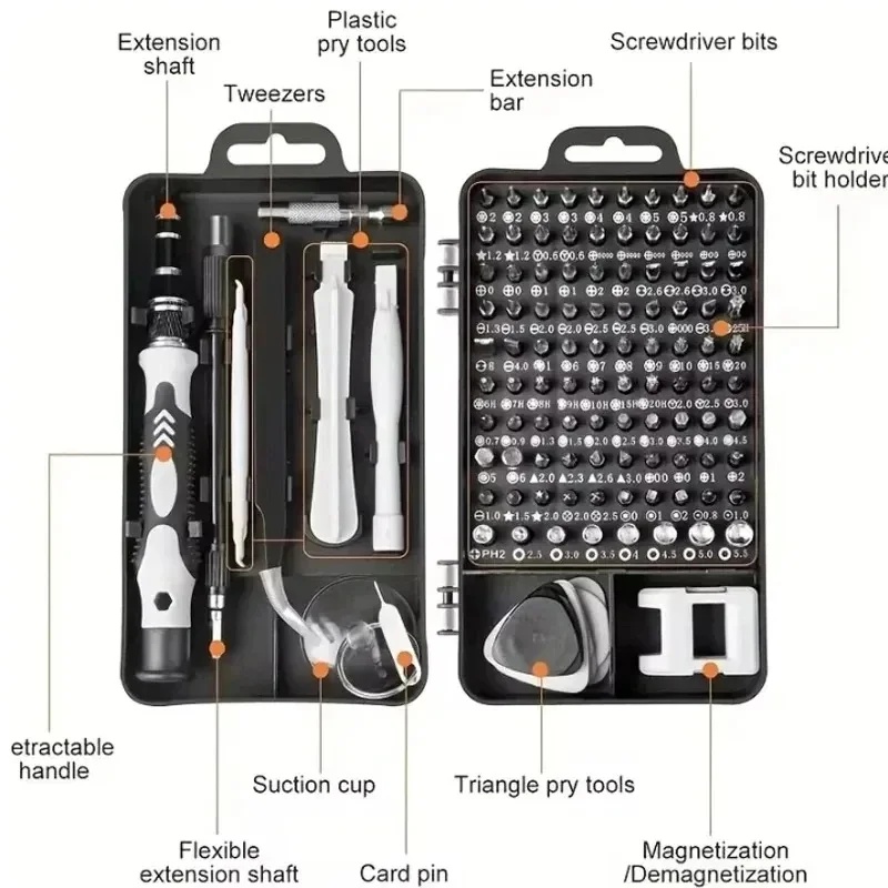 115 in 1 Multifunctional Screw - Electronic Repair Tutorial ulasan dan harga